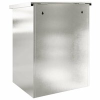 Pakketbrievenbus Zilver 47,5 x 38 x 59 cm Roestvrij staal 7