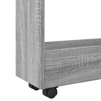 Opbergtrolley smal 3-laags bewerkt hout grijs sonoma eiken 7