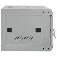Netwerkkast met opslag Grijs 60 x 35 x 28 cm Staal 4