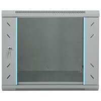 Netwerkkast met opslag Grijs 60 x 60 x 50 cm Staal 3