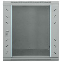 Netwerkkast met opslag Grijs 60 x 45 x 65 cm Staal 3