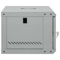 Netwerkkast met opslag Grijs 53 x 45 x 30 cm Staal 4