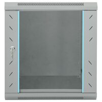 Netwerkkast met opslag Grijs 53 x 60 x 60 cm Staal 3