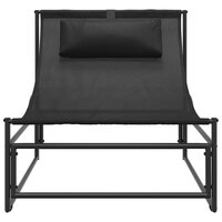 Tuinligstoel Antraciet 87x74x73 cm Staal en Textileen 4