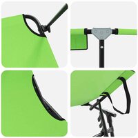 Opvouwbare zonnebed Groen 190 x 57 x 81 cm oxford 7
