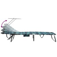 Opvouwbare zonnebed Multikleur 190 x 57 x 81 cm oxford 9