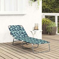 Opvouwbare zonnebed Multikleur 188 x 57 x 86,5 cm Polyester 3