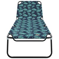 Opvouwbare zonnebed Multikleur 188 x 57 x 86,5 cm Polyester 4