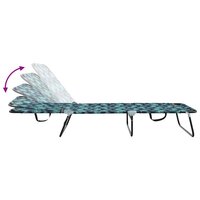 Opvouwbare zonnebed Multikleur 188 x 57 x 86,5 cm Polyester 9