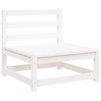 Tuinbank zonder armleuningen 70x70x67 cm massief grenenhout wit 2