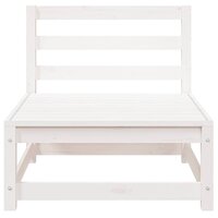 Tuinbank zonder armleuningen 70x70x67 cm massief grenenhout wit 4