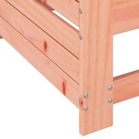 Tuinbank met armleuning en klaptafel massief douglashout 8