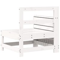 Tuinbank met armleuning 69x62x70,5 cm massief grenenhout wit 6