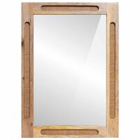 Badkamer Spiegel Bruin 50 x 2,5 x 70 cm Massief Mango Hout 2