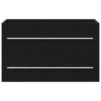 Wastafelkast Zwart Eiken 80x38,5x48 cm Engineered Wood 6