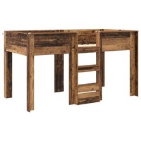 Stapelbed voor Kinderen Oudhout 100 x 200 cm Bewerkt hout 4