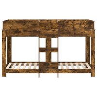 Stapelbed voor Kinderen Gerookt eiken 75 x 190 cm Bewerkt hout 5