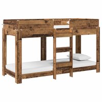 Stapelbed voor Kinderen Oudhout 75 x 190 cm Bewerkt hout 2