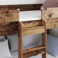 Stapelbed voor Kinderen Oudhout 75 x 190 cm Bewerkt hout 3