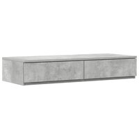 Bedlades met lade Beton Grijs 100 x 36,5 x 16,5 cm Bewerkt hout 2