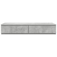 Bedlades met lade Beton Grijs 100 x 36,5 x 16,5 cm Bewerkt hout 6