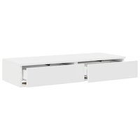 Bedlades met lade Wit 80 x 36,5 x 16,5 cm Bewerkt hout 5