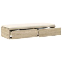 Bedlades met lade Sonoma Eiken 80 x 36,5 x 16,5 cm Bewerkt hout 3