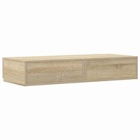 Bedlades met lade Sonoma Eiken 80 x 36,5 x 16,5 cm Bewerkt hout 8