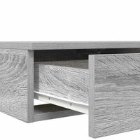 Bedlades met lade Grijs Sonoma 80 x 36,5 x 16,5 cm Bewerkt hout 9