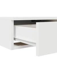 Bedlades met lade Wit 120 x 36,5 x 16,5 cm Bewerkt hout 9