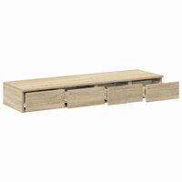 Bedlades Sonoma Eiken 120 x 36,5 x 16,5 cm Bewerkt hout 5