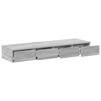 Bedlades Grijs Sonoma 120 x 36,5 x 16,5 cm Bewerkt hout 5