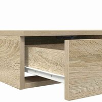 Bedlades Sonoma Eiken 140 x 36,5 x 16,5 cm Bewerkt hout 9