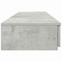 Bedlades met lade Beton Grijs 140 x 36,5 x 16,5 cm Bewerkt hout 7