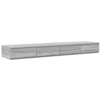 Bedlades Grijs Sonoma 140 x 36,5 x 16,5 cm Bewerkt hout 2