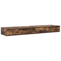Bedlades Gerookt eiken 150 x 36,5 x 16,5 cm Bewerkt hout 2