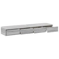 Bedlades Grijs Sonoma 150 x 36,5 x 16,5 cm Bewerkt hout 5
