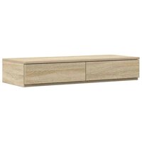 Bedlades met lade Sonoma Eiken 75 x 36,5 x 16,5 cm Bewerkt hout 2