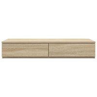 Bedlades met lade Sonoma Eiken 75 x 36,5 x 16,5 cm Bewerkt hout 6