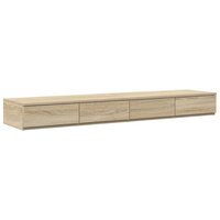 Bedlades Sonoma Eiken 160 x 36,5 x 16,5 cm Bewerkt hout 2