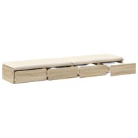 Bedlades Sonoma Eiken 160 x 36,5 x 16,5 cm Bewerkt hout 3