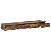 Bedlades Gerookt eiken 160 x 36,5 x 16,5 cm Bewerkt hout 5