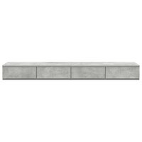 Bedlades met lade Beton Grijs 135 x 36,5 x 16,5 cm Bewerkt hout 6