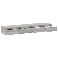 Bedlades Grijs Sonoma 135 x 36,5 x 16,5 cm Bewerkt hout 3