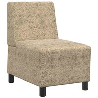 &amp;VerticalLine; Sofa Stoel &amp;VerticalLine; Lichtgrijs 55 x 74 x 82 cm Faux suede leer 2