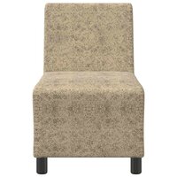 &amp;VerticalLine; Sofa Stoel &amp;VerticalLine; Lichtgrijs 55 x 74 x 82 cm Faux suede leer 4