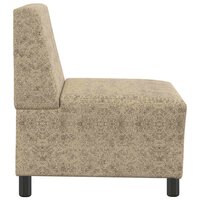 &amp;VerticalLine; Sofa Stoel &amp;VerticalLine; Lichtgrijs 55 x 74 x 82 cm Faux suede leer 5