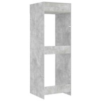 Wasmachinekast met opslag Beton 67,5 x 68 x 200 cm Bewerkt hout 8