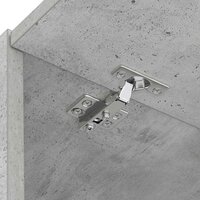 Wasmachinekast met opslag Beton 67,5 x 68 x 200 cm Bewerkt hout 9