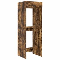 Wasmachinekast Gerookt eiken 67,5 x 68 x 200 cm Bewerkt hout 2